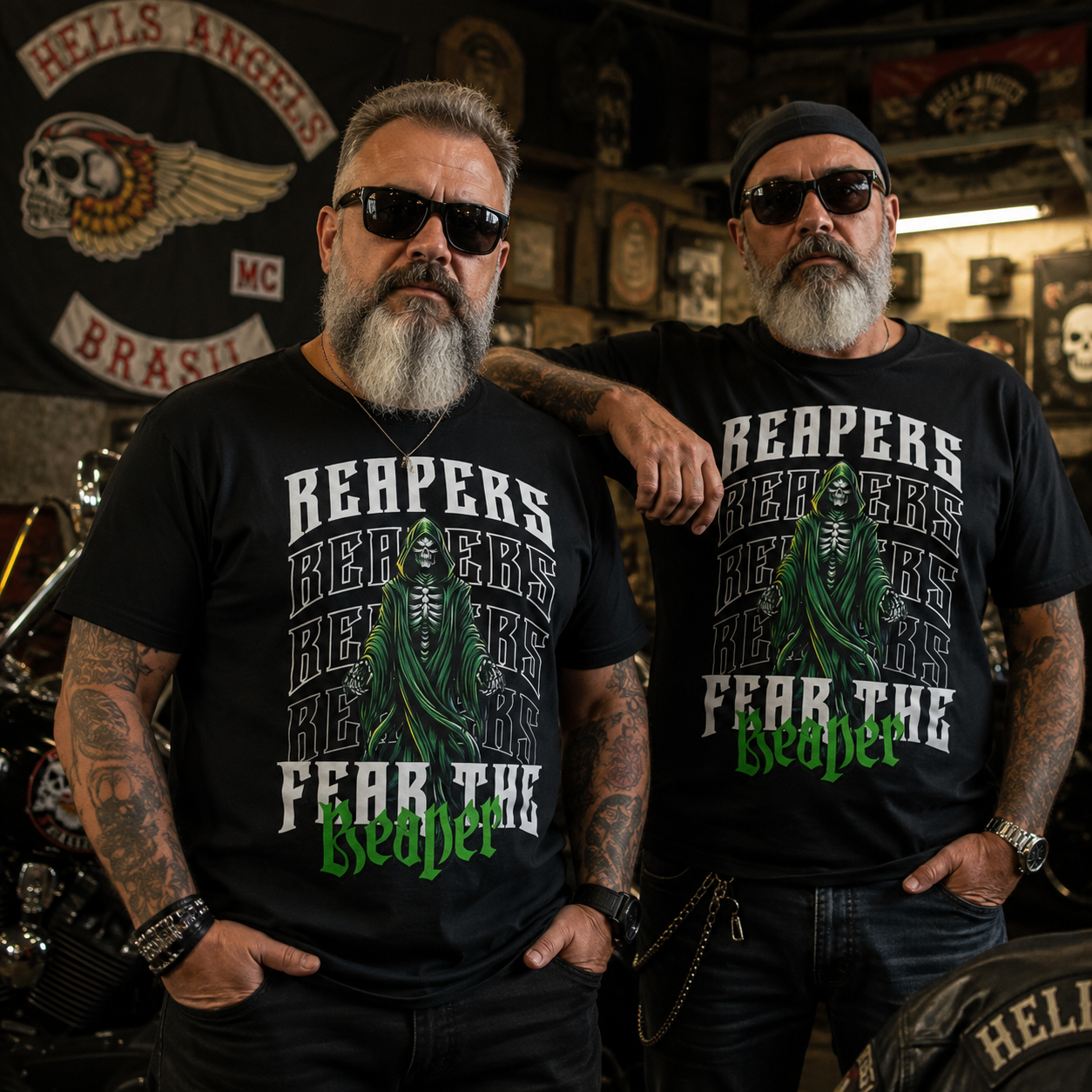 Camisetas personalizadas para grupo de motociclistas